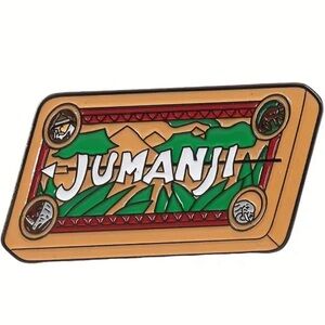 Jumanji Enamel Metal Pin, Original Movie Pin 1995